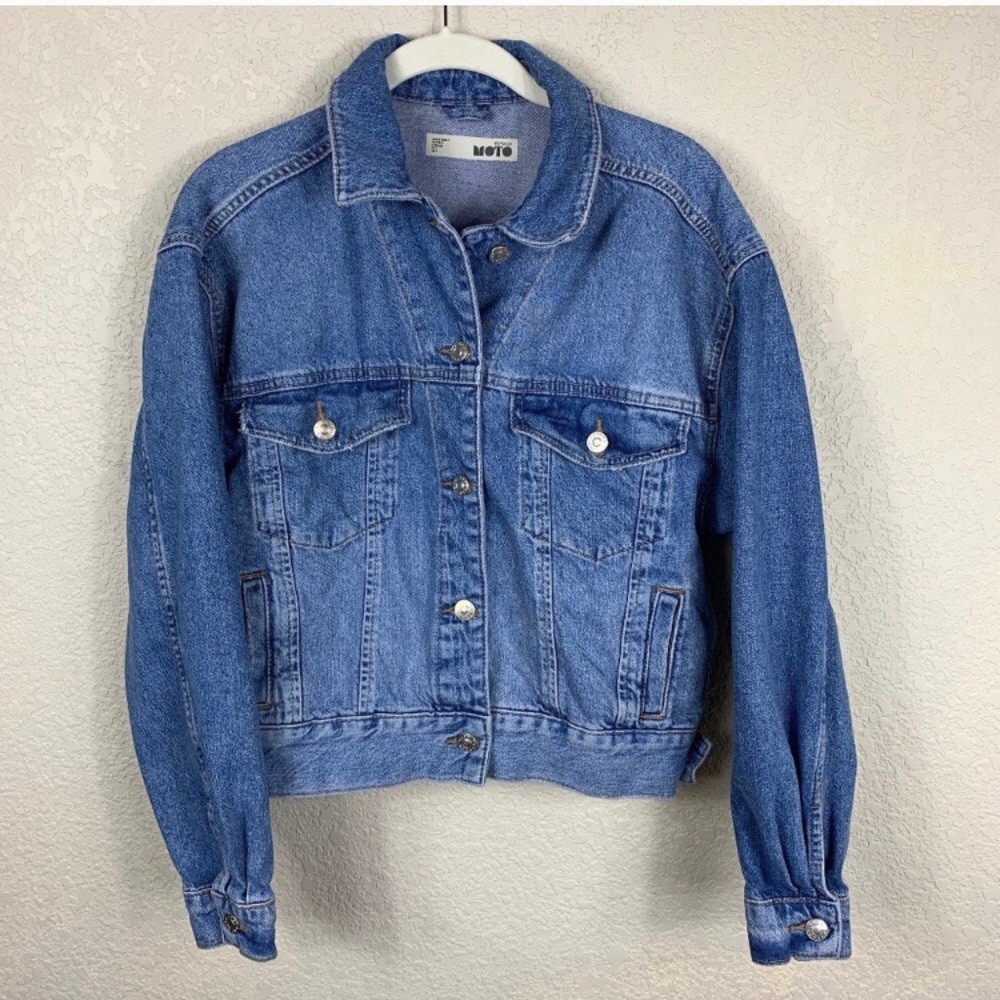 Oversized denim jacket - Picture 3 of 7